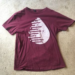 Maroon SATURATE T-shirt